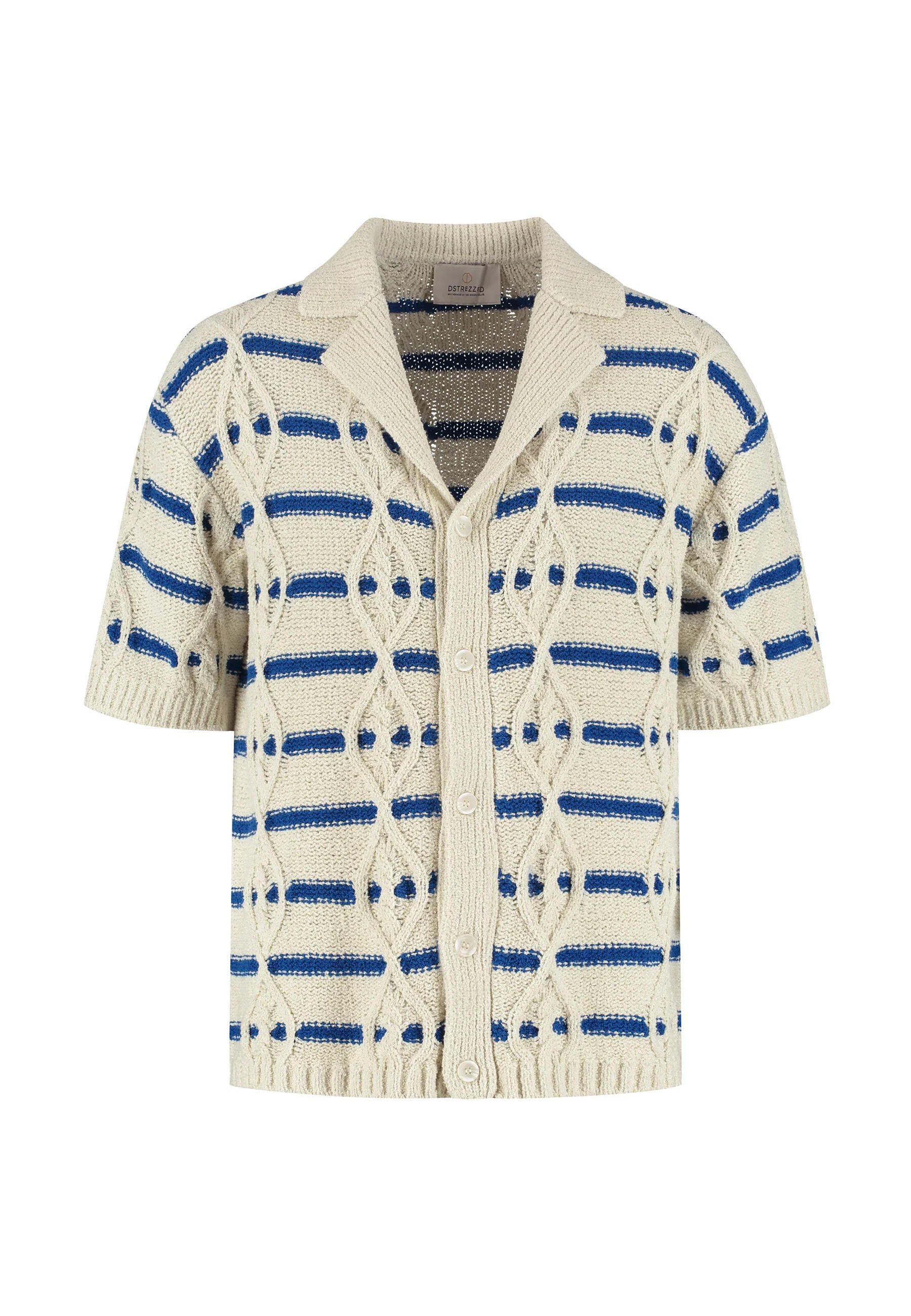 Strickshirt ASA aus Baumwollmix - 107-Silver Birch - Creme