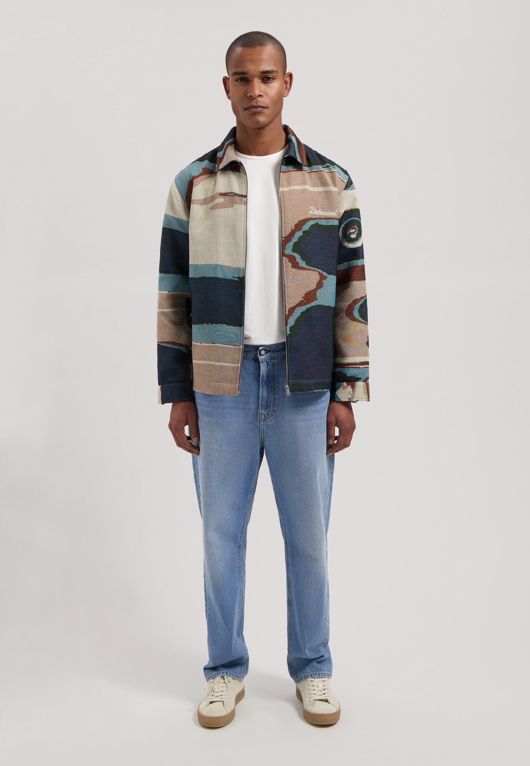 Jeans BRANDO Loose Fit - 867-Stone Washed Nostalg - Blau