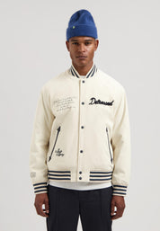Bomberjacke SONNY VARSITY - 102-Offwhite - Creme