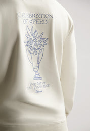 Sweatshirt aus Baumwollmix - 107-Silver Birch - Beige