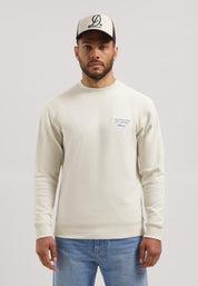 Sweatshirt aus Baumwollmix - 107-Silver Birch - Beige