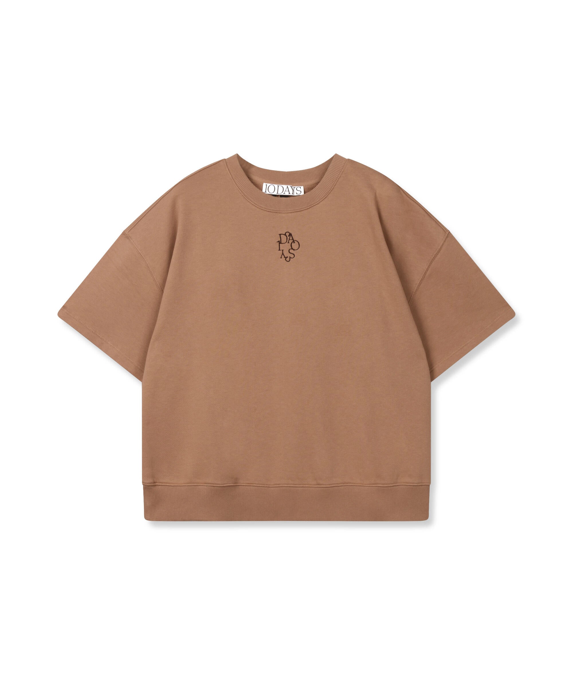 Sweatshirt aus Baumwolle - 1300-fudge - Braun