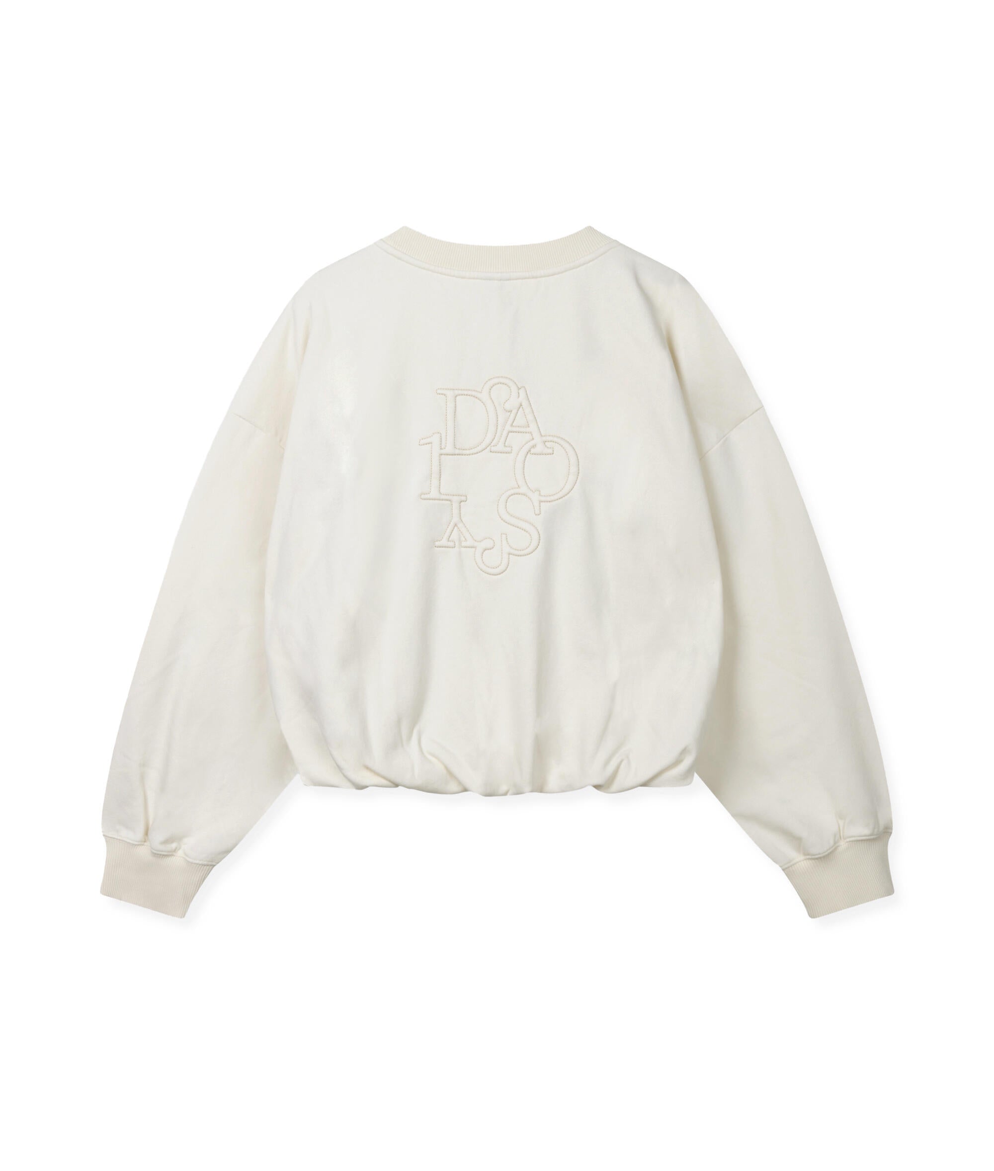 Sweatshirt Oversized Fit - 1324-pearl - Weiß