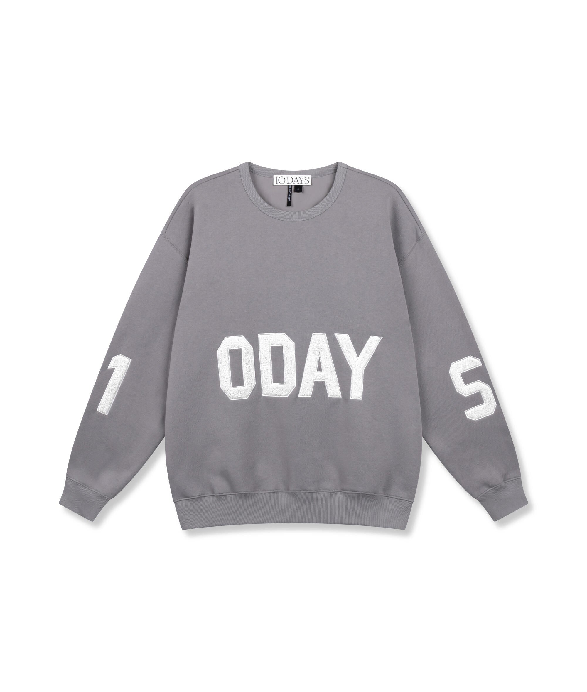 Sweatshirt aus Baumwollmix - 1329-light graphite - Grau