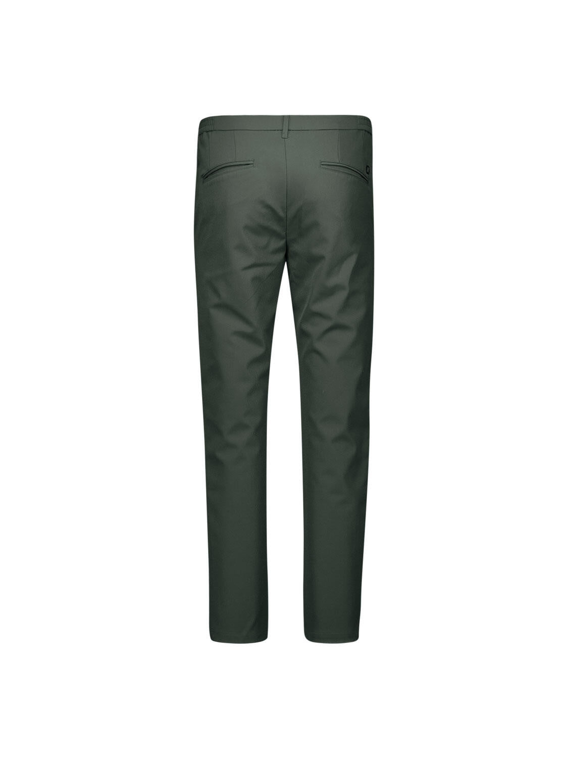 Chino Hose  4-Way Stretch - 124-Dark Steel - Grün