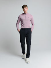 Chino Hose  4-Way Stretch - 078-Night - Blau