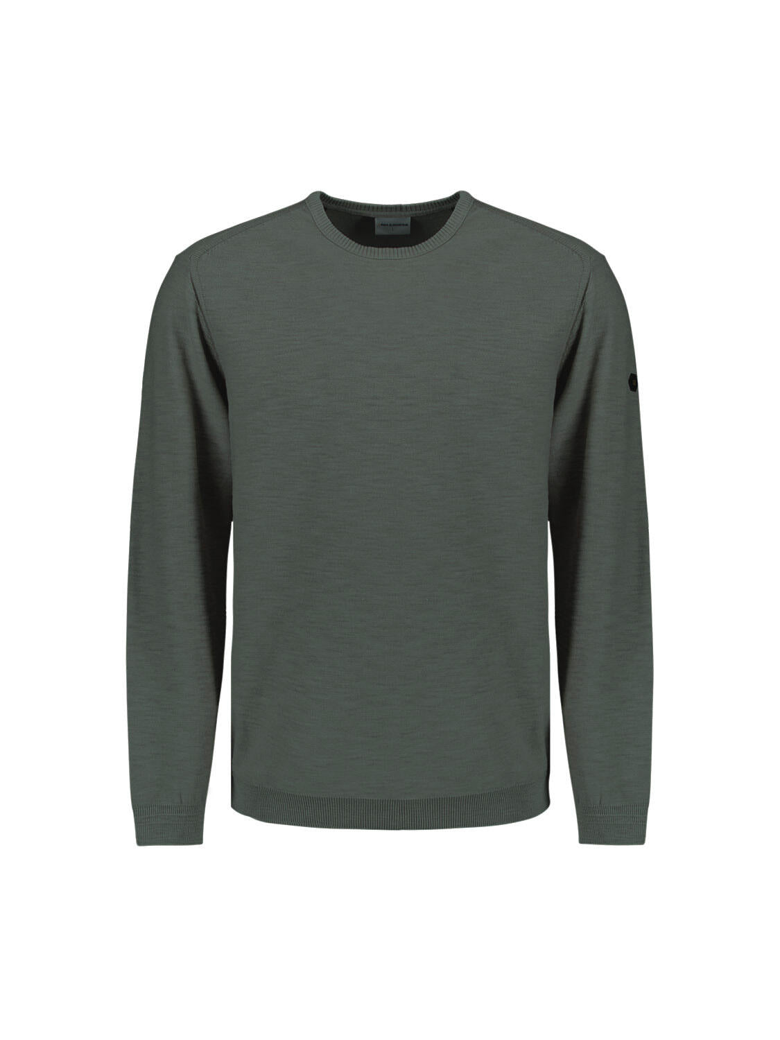 Pullover aus Baumwolle - 124-Dark Steel - Grau