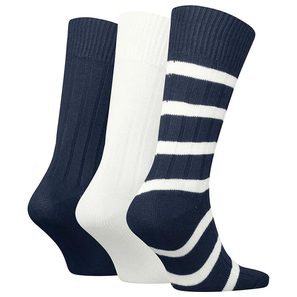 Geschenkbox 3er-Pack Socken - 001-NAVY - Blau
