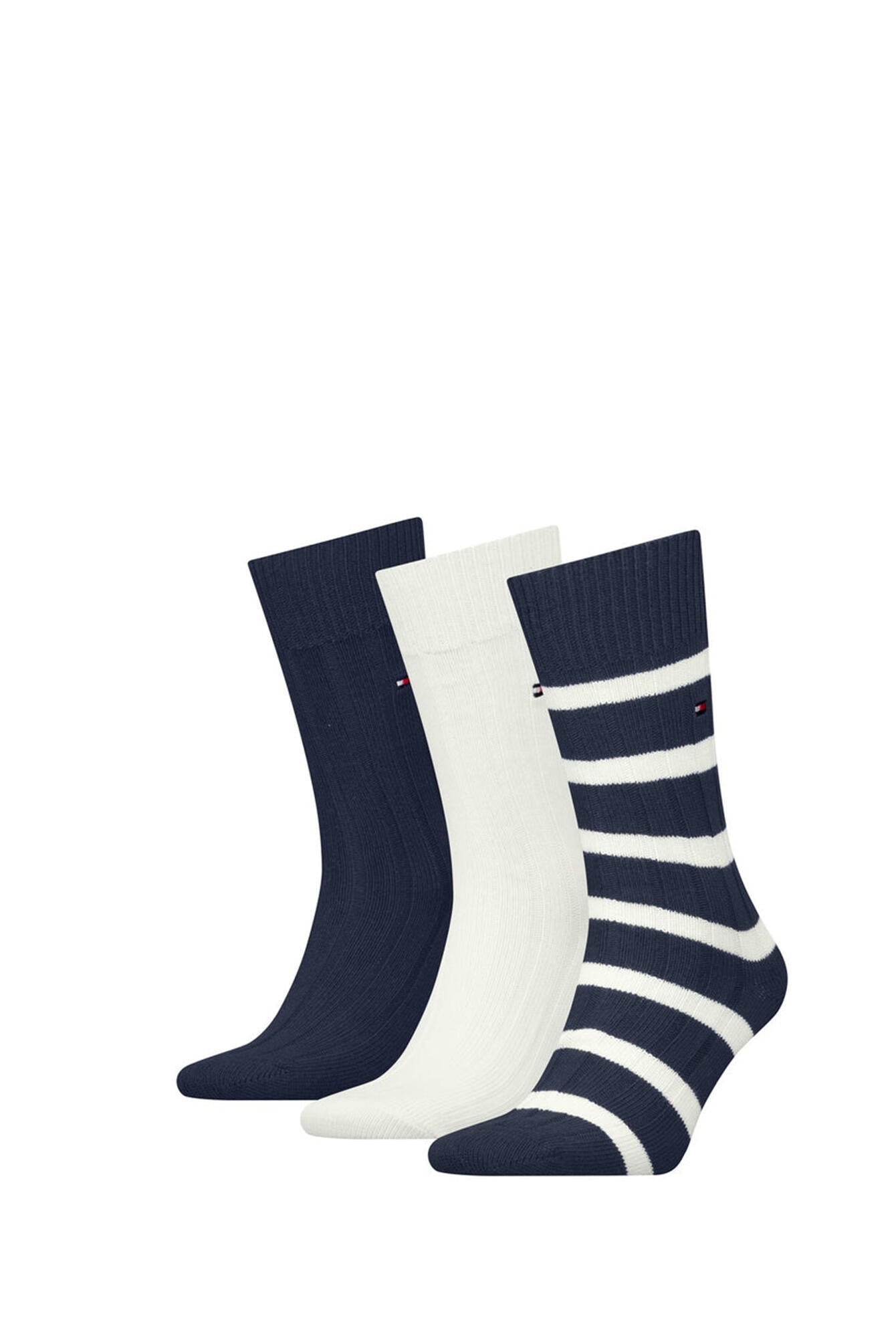 Geschenkbox 3er-Pack Socken - 001-NAVY - Blau