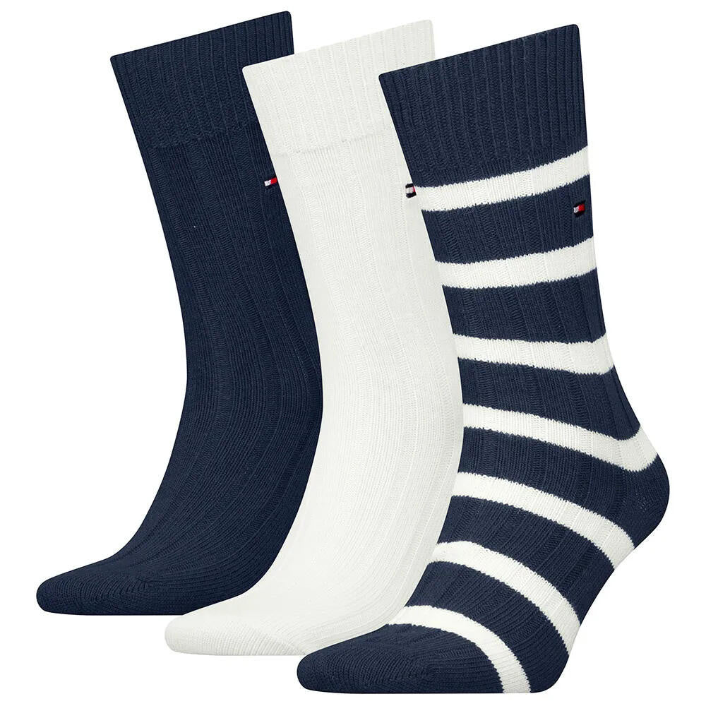 Geschenkbox 3er-Pack Socken - 001-NAVY - Blau