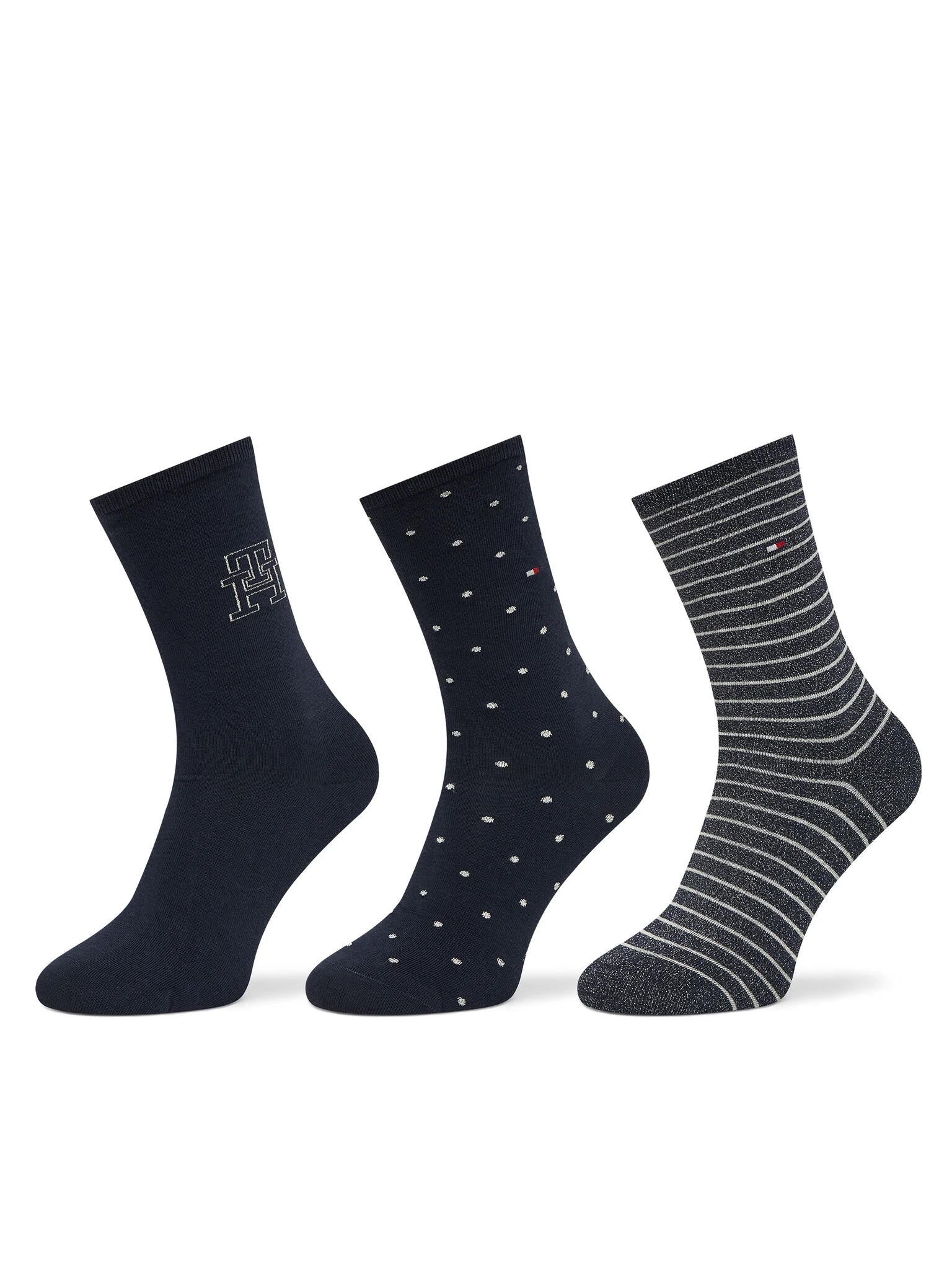 Socken 3er-Geschenkbox - 001-NAVY - Blau