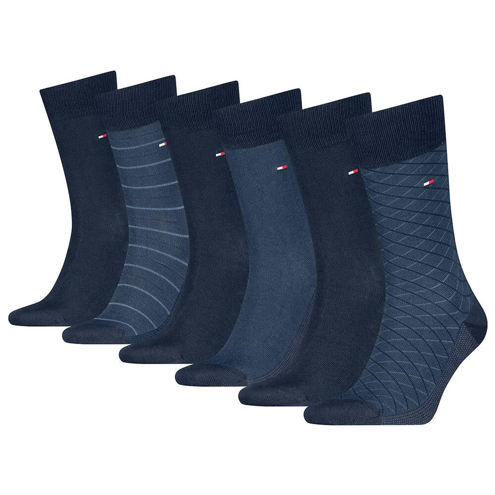 6-Pack Socken Geschenk-Set - 001-NAVY - Blau