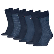 6-Pack Socken Geschenk-Set - 001-NAVY - Blau