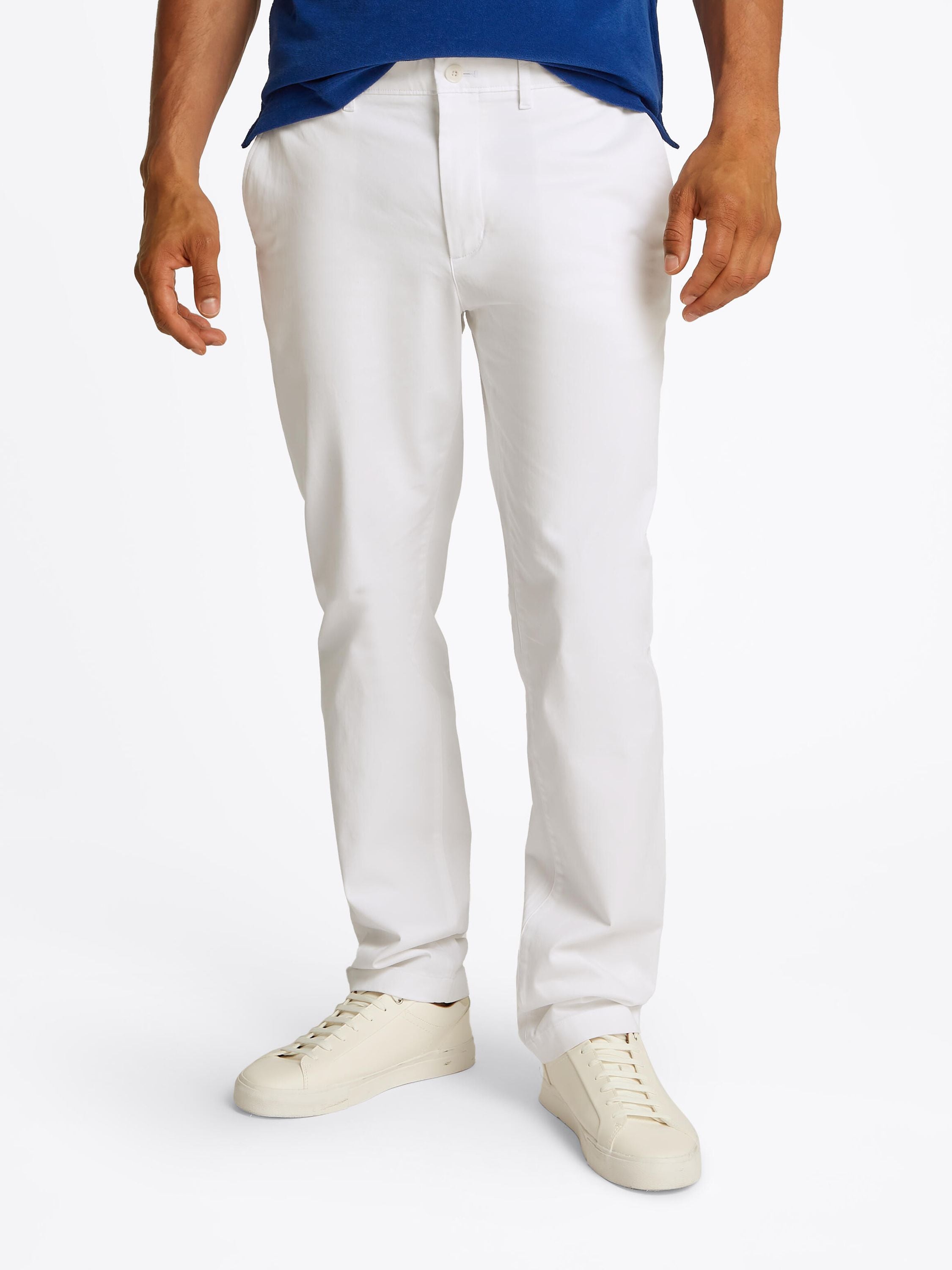 Chinohose Straight Leg - YCF-WHITE - Weiß