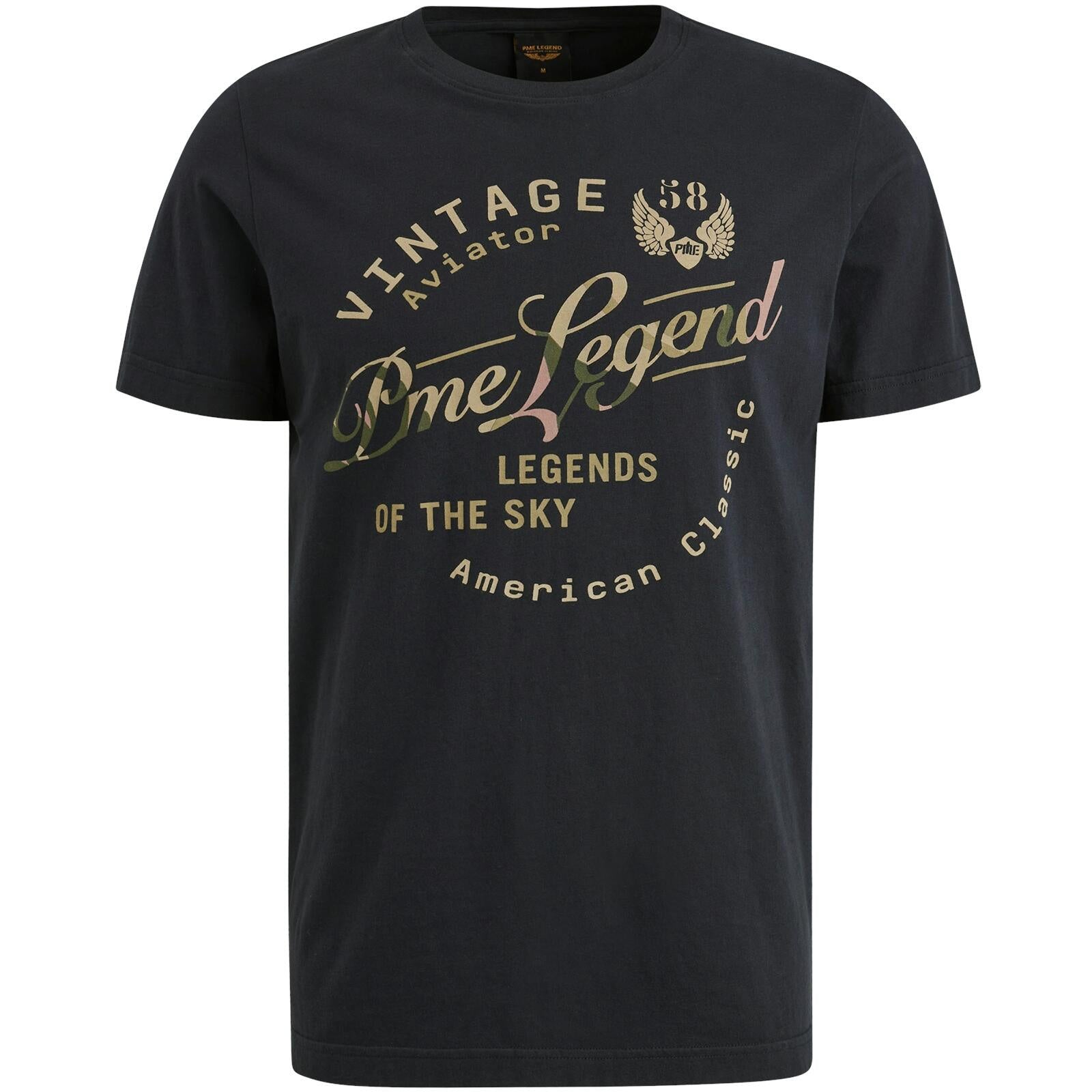 T-Shirt aus Baumwolle - 5281-Salute - Blau