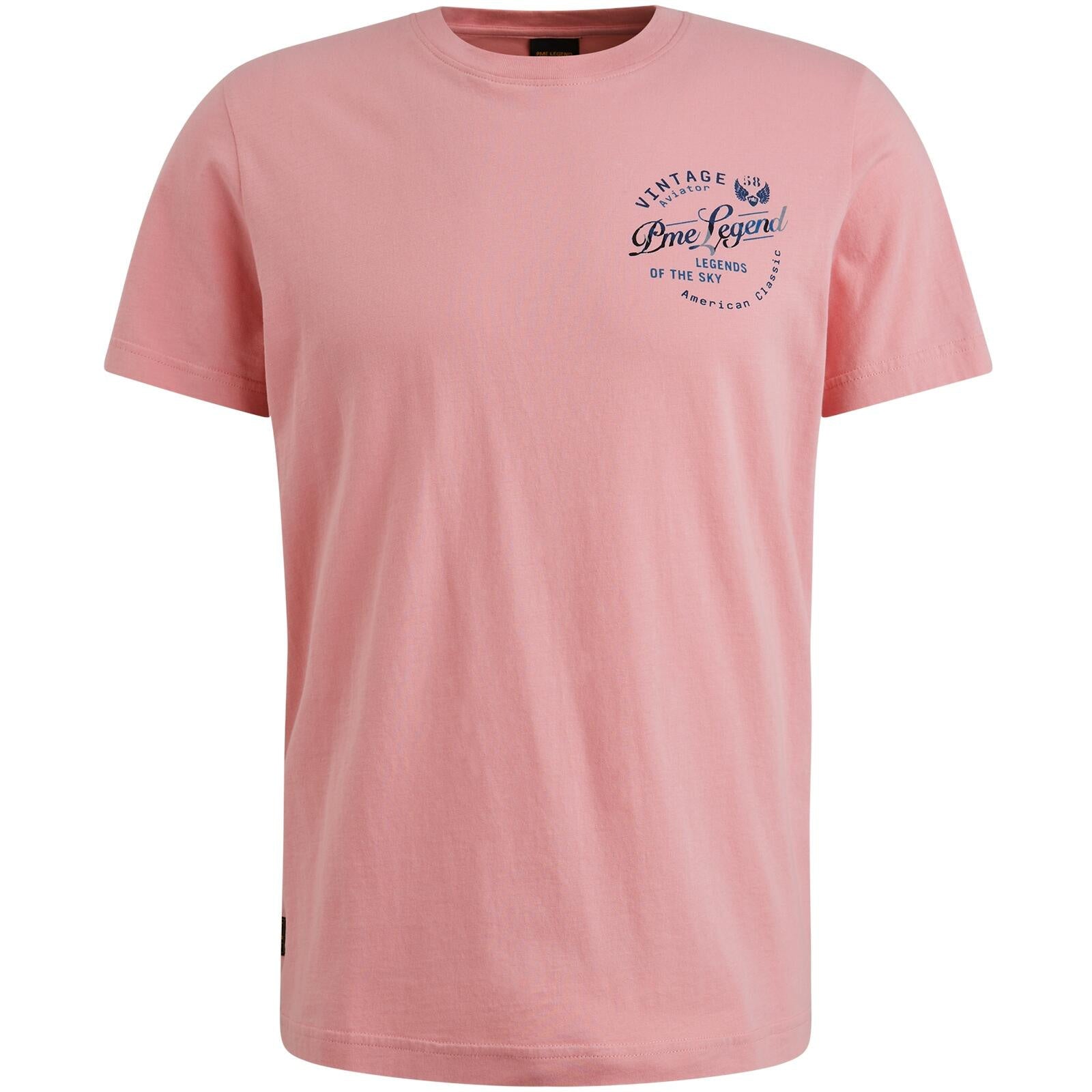 T-Shirt aus Baumwolle - 4038-Moonlight Mauve - Rosa
