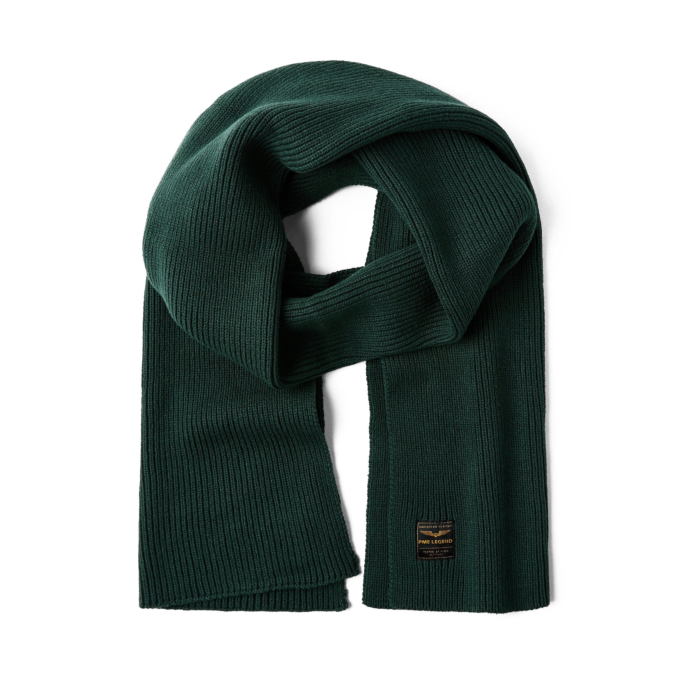 Schal aus Baumwollmix - 6027-Darkest Spruce - Grün