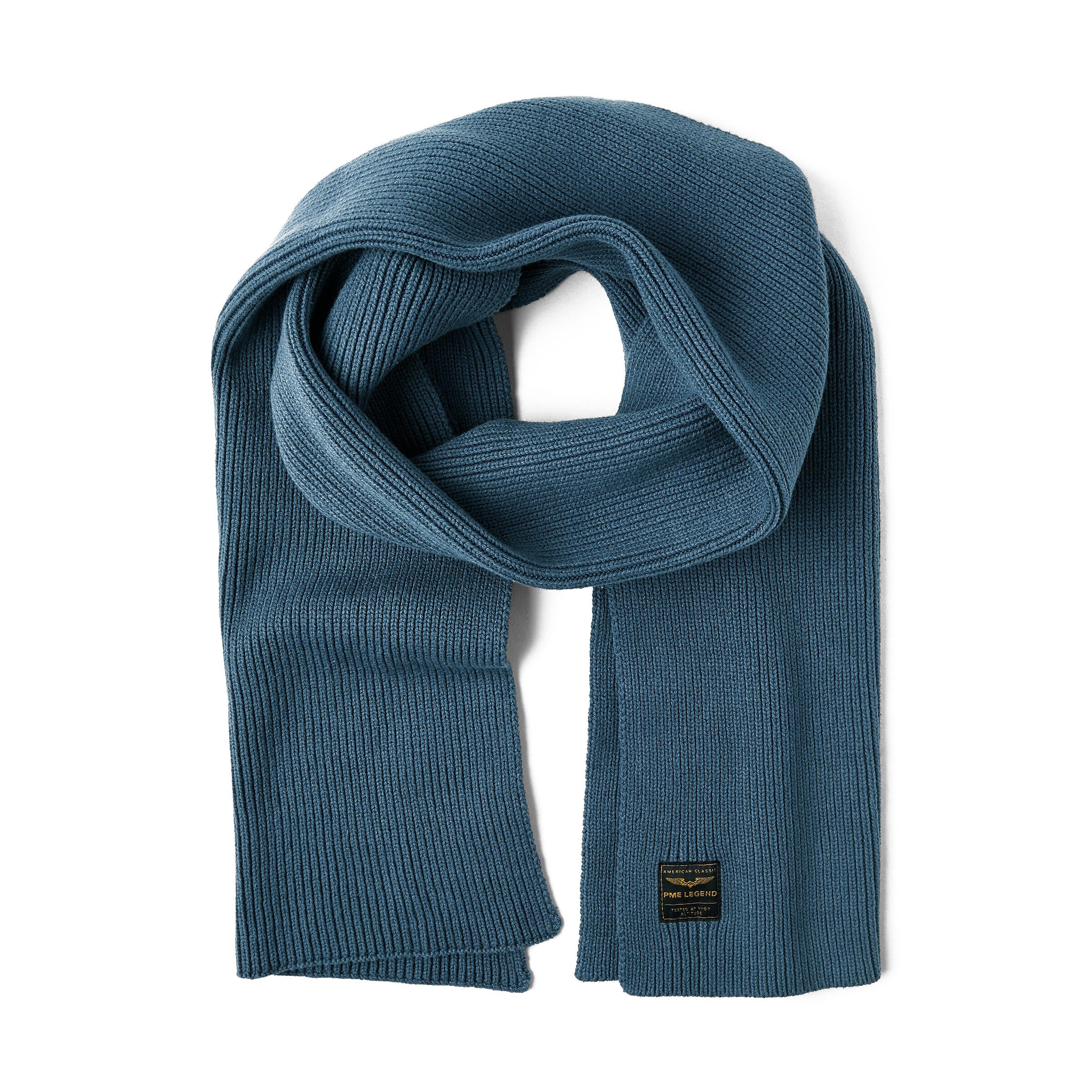 Schal aus Baumwollmix - 5301-Vintage Indigo - Blau