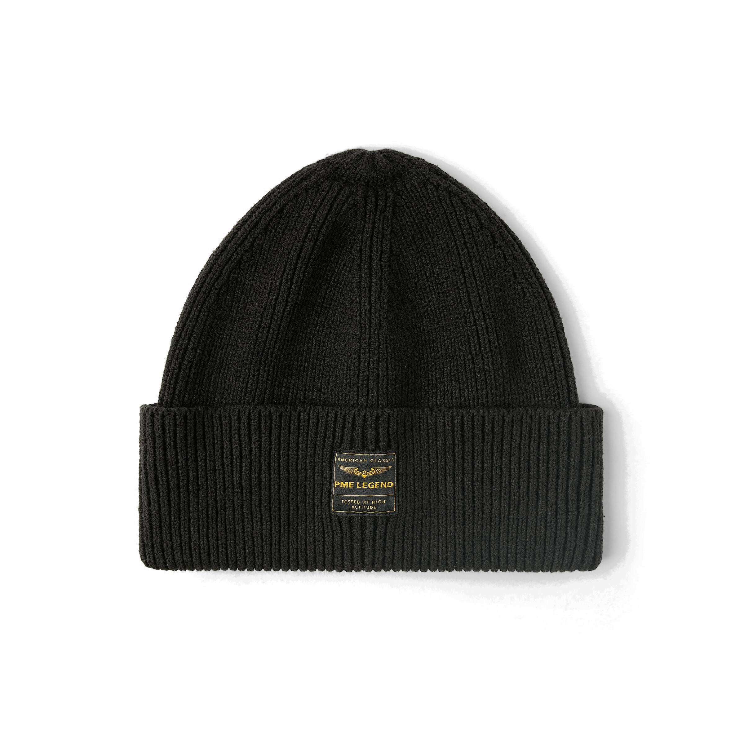 Strickmütze aus Baumwollmix - 999-Black - Schwarz