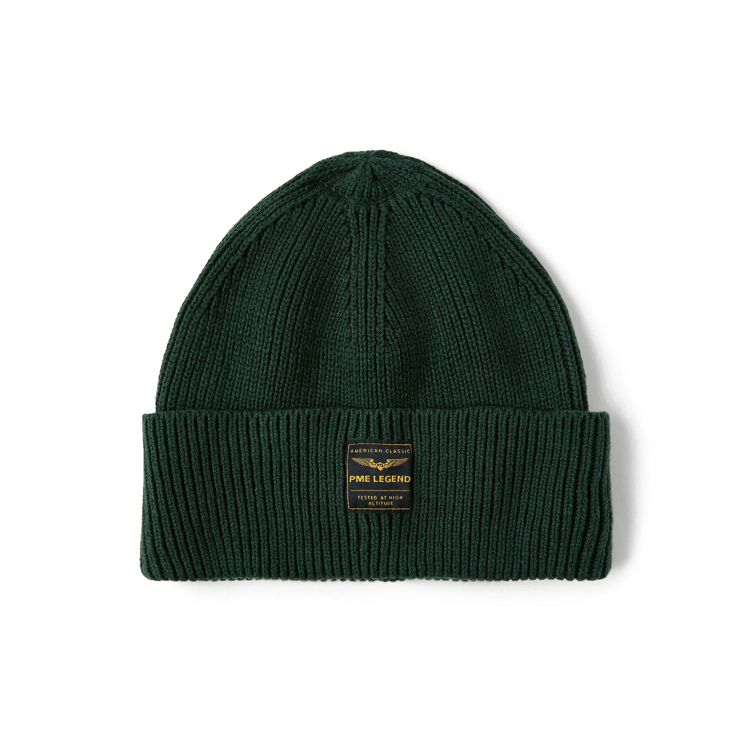 Strickmütze aus Baumwollmix - 6027-Darkest Spruce - Grün