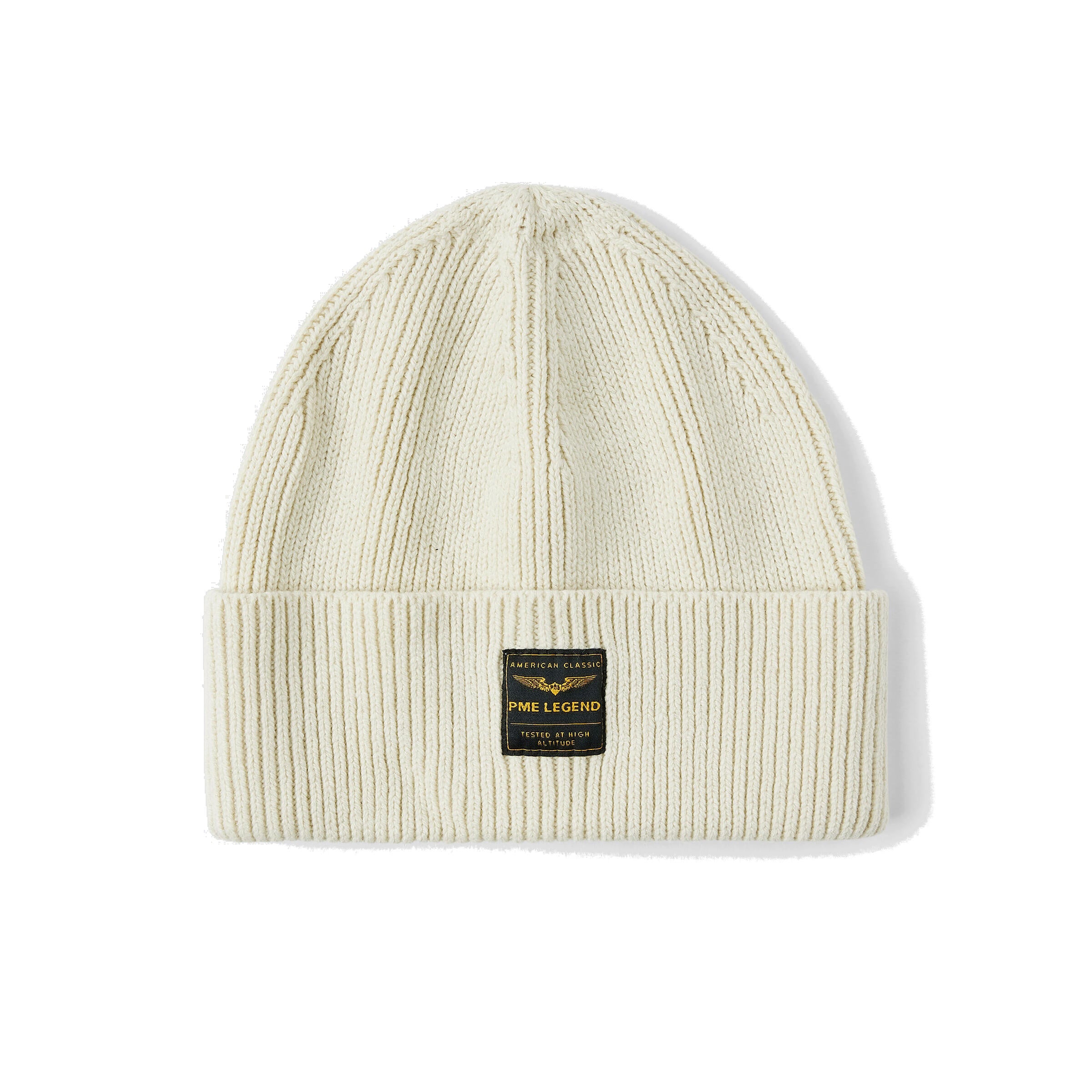 Strickmütze aus Baumwollmix - 7013-Bone White - Weiß