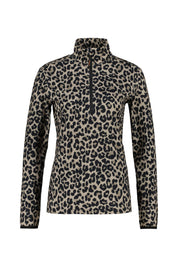 Ski-Longsleeve Slim Fit - 1300-Wild thing Fungi - Beige