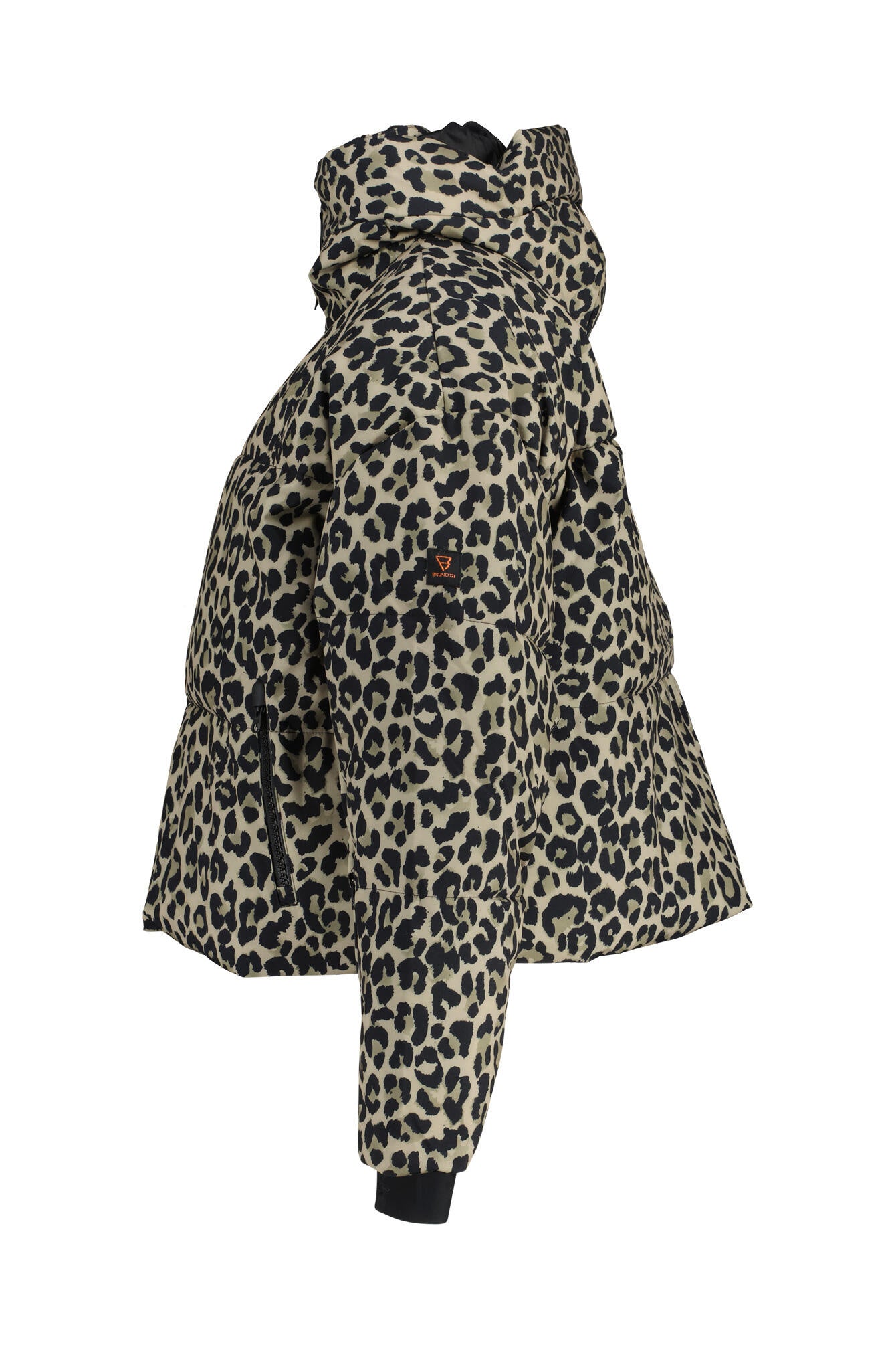 Ski-Jacke FIASKA-PRINT - 1300-Wild thing Fungi - Beige