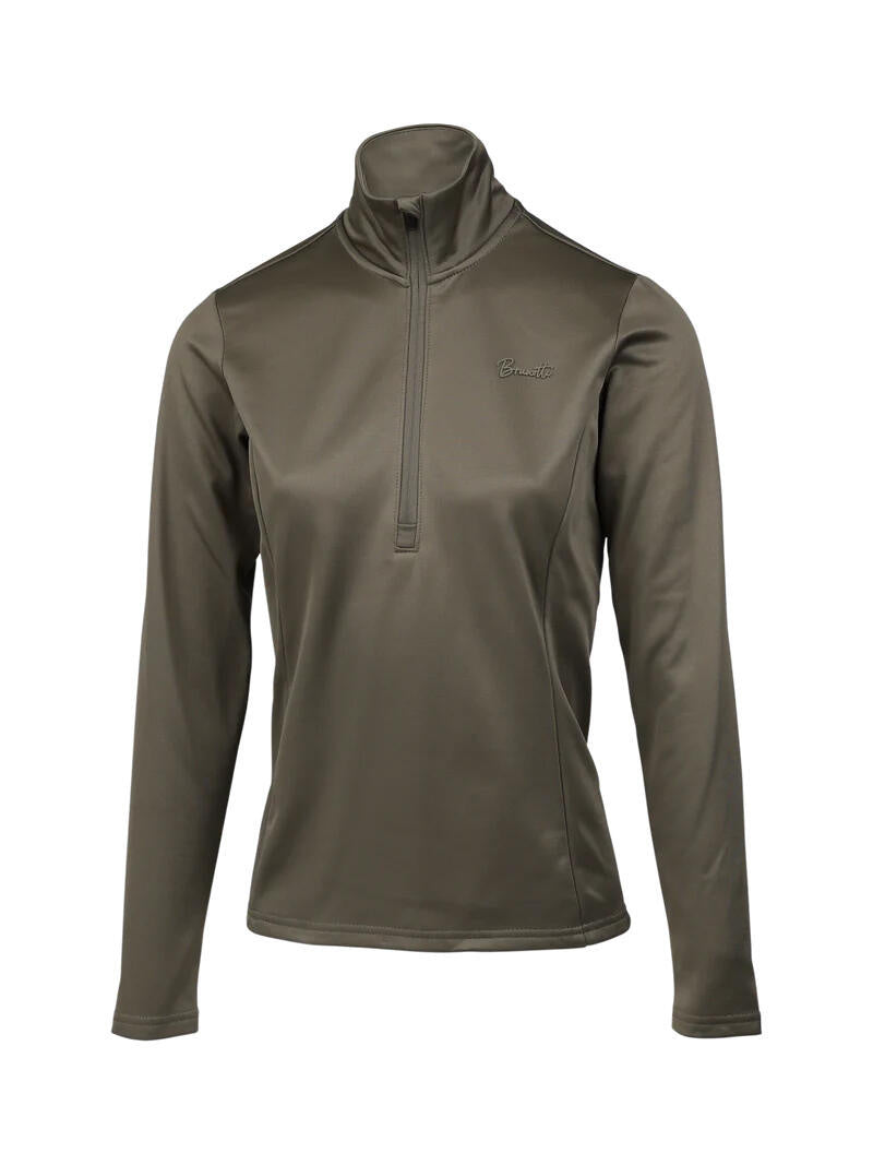 Fleece-Pullover HERONNE - 6555-Dusky Green - Grün