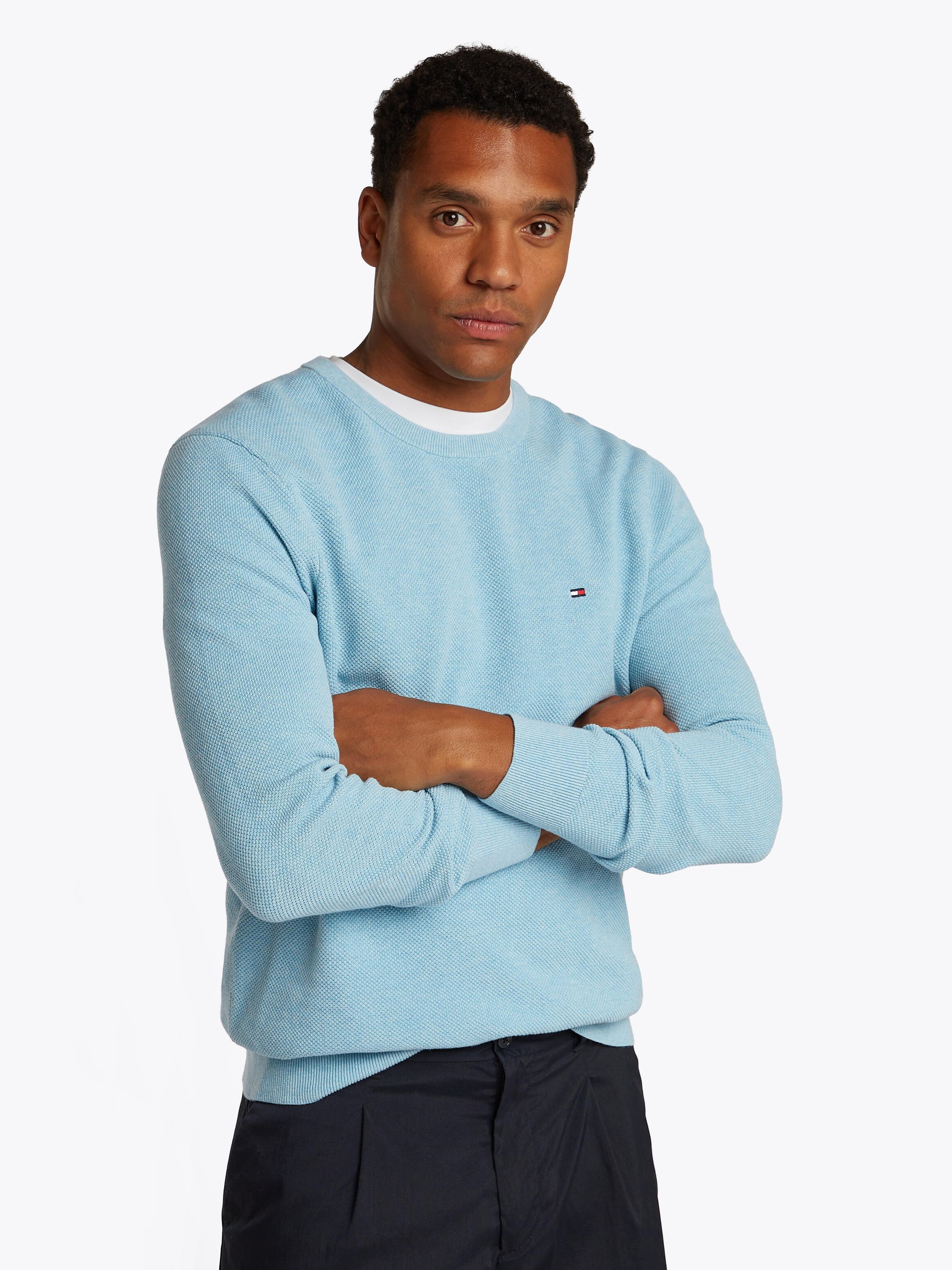 Strickpullover aus Baumwolle - DVW-BLUE - Blau