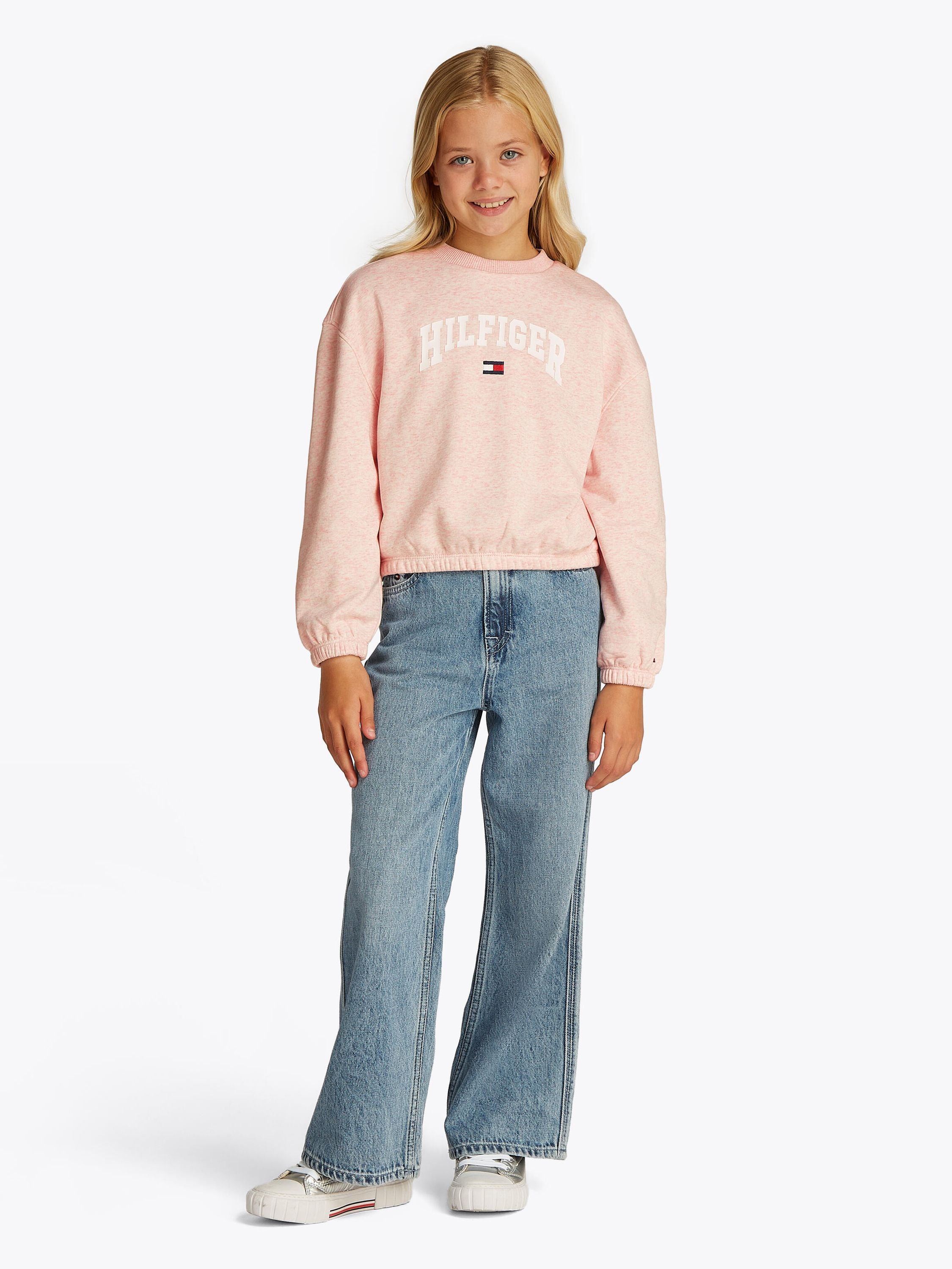 Sweatshirt mit Logoprint - XT0-RED - Rosa