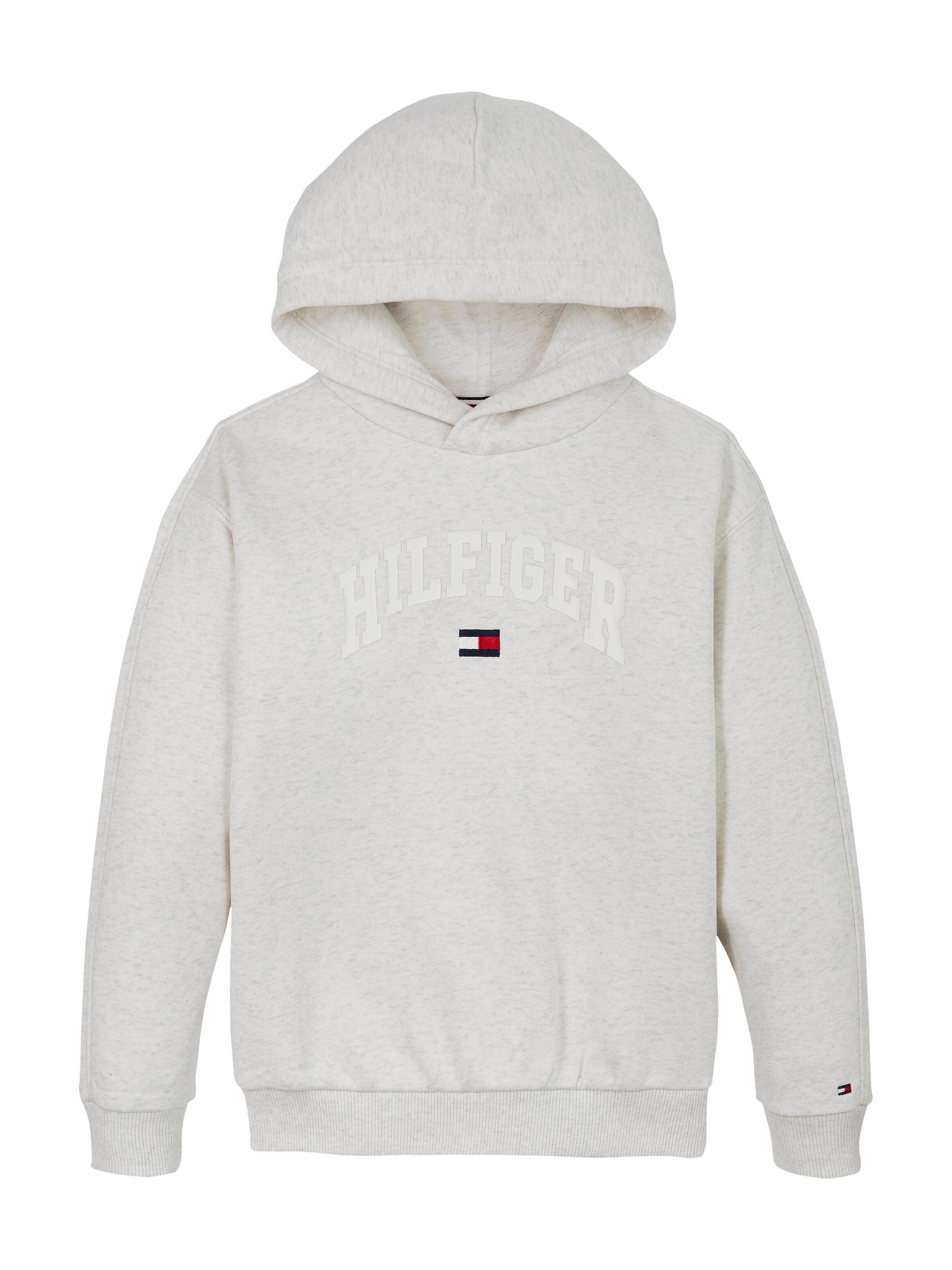 Sweathoodie aus Baumwollmix - PMT-GREY - Grau