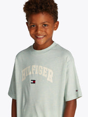 T-Shirt mit Logoprint - MT5-GREEN - Grün