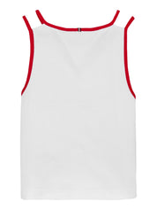 Top aus Baumwollmix - YBR-WHITE - Weiß