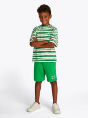 Sweatshorts aus Baumwolle - L13-GREEN - Grün