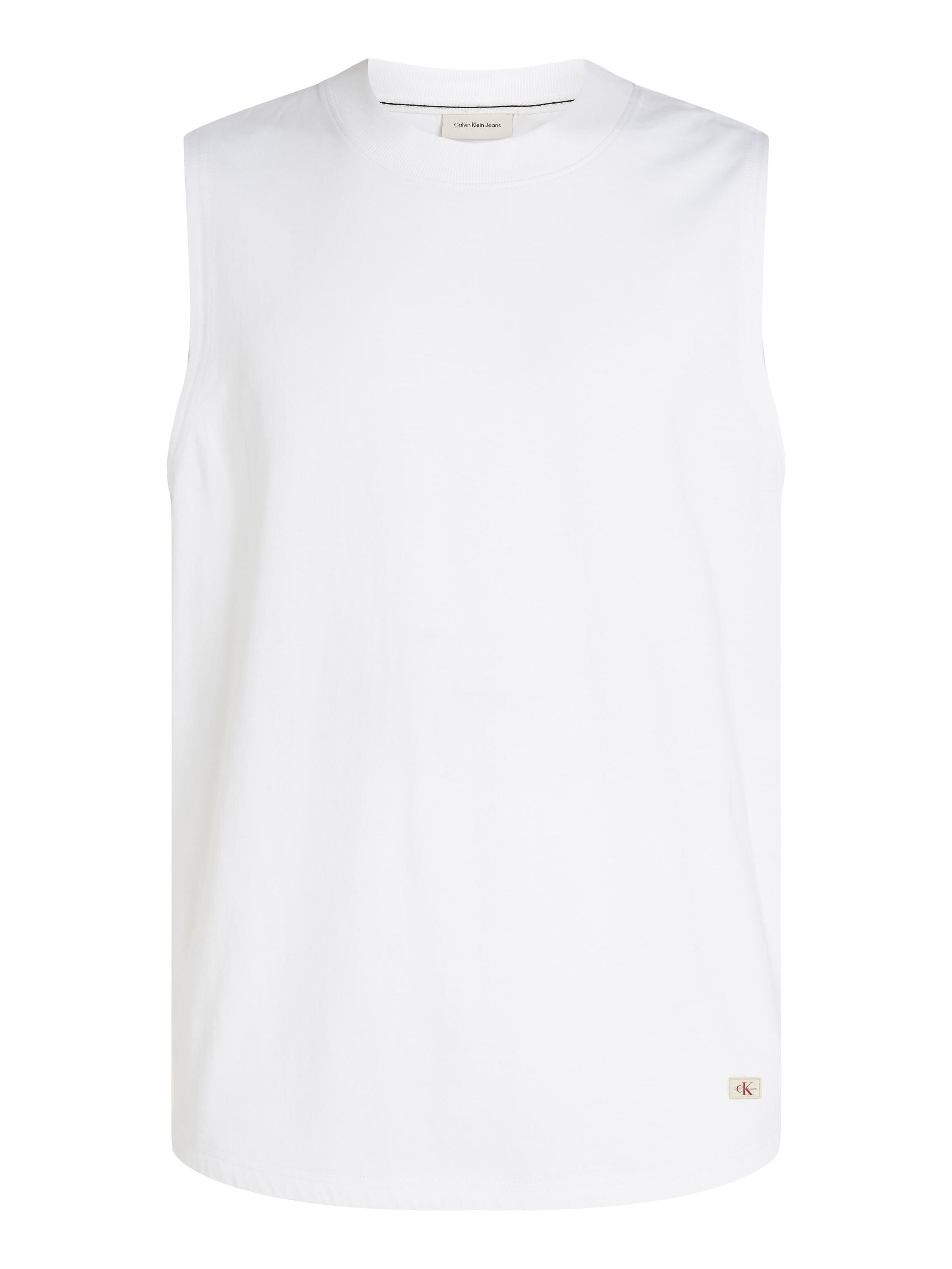 Tanktop aus Baumwolle - YAF-WHITE - Weiß
