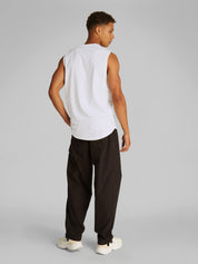 Tanktop aus Baumwolle - YAF-WHITE - Weiß