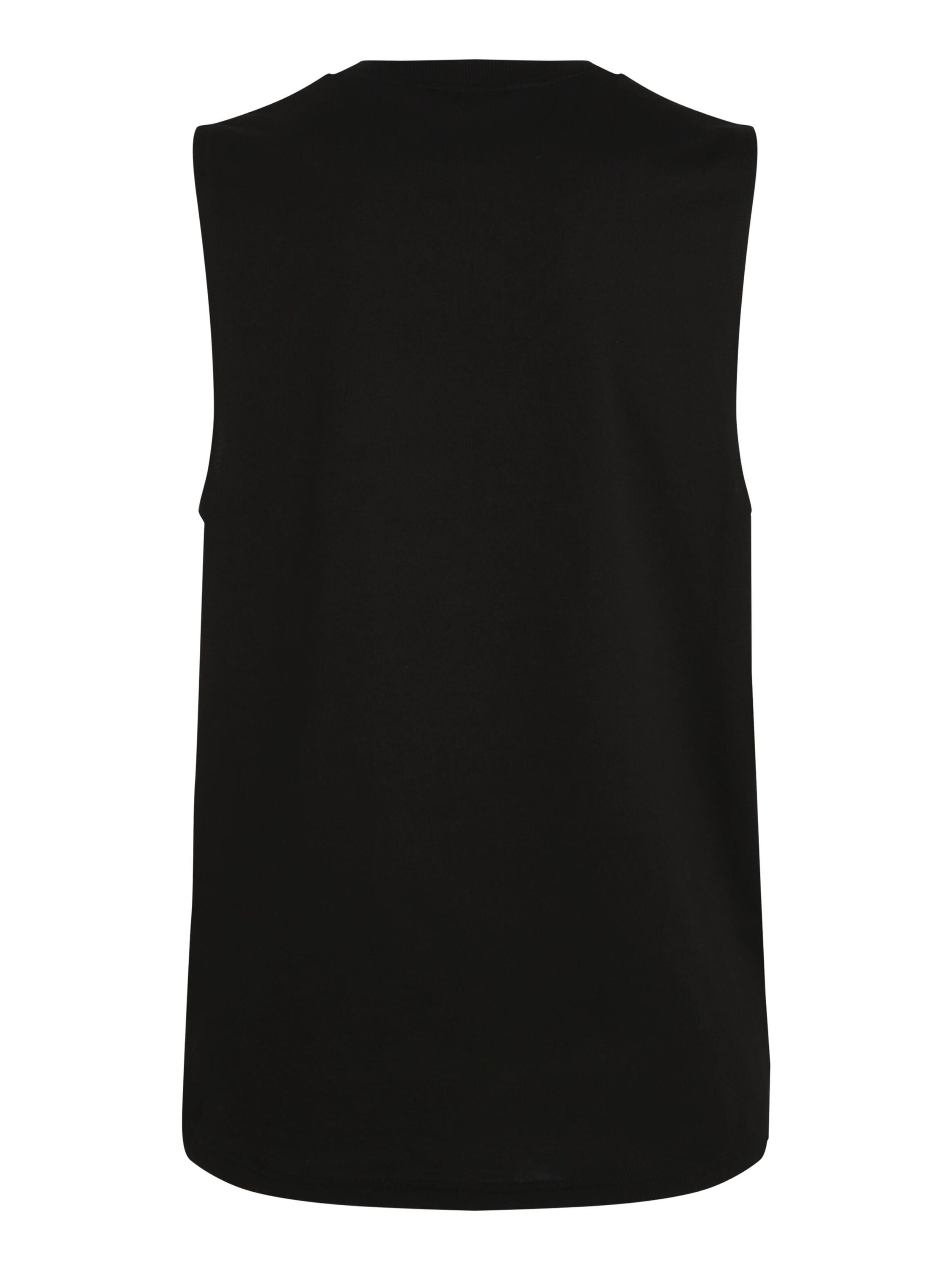 Tanktop aus Baumwolle - BEH-BLACK