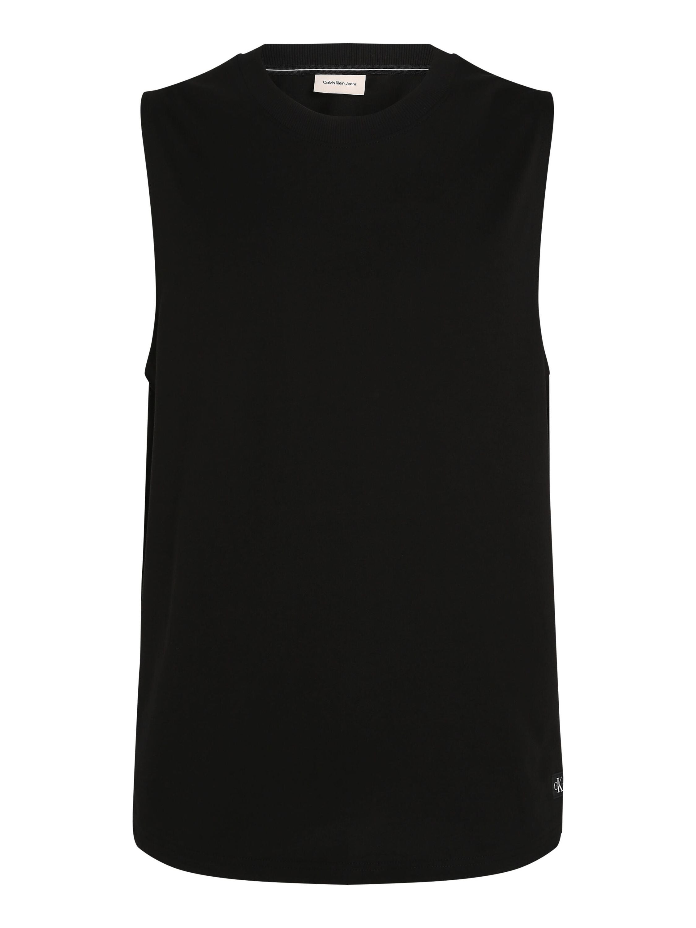 Tanktop aus Baumwolle - BEH-BLACK