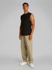 Tanktop aus Baumwolle - BEH-BLACK