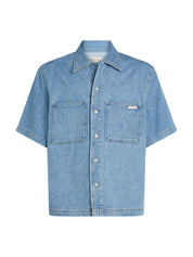 Jeanshemd aus Baumwollmix - 1AA-DENIM - Blau