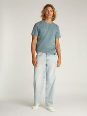 T-Shirt aus Baumwolle - CKM-BLUE - Blau