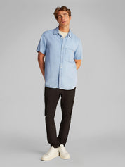 Jeanshemd aus Baumwollmix - 1AA-DENIM - Blau