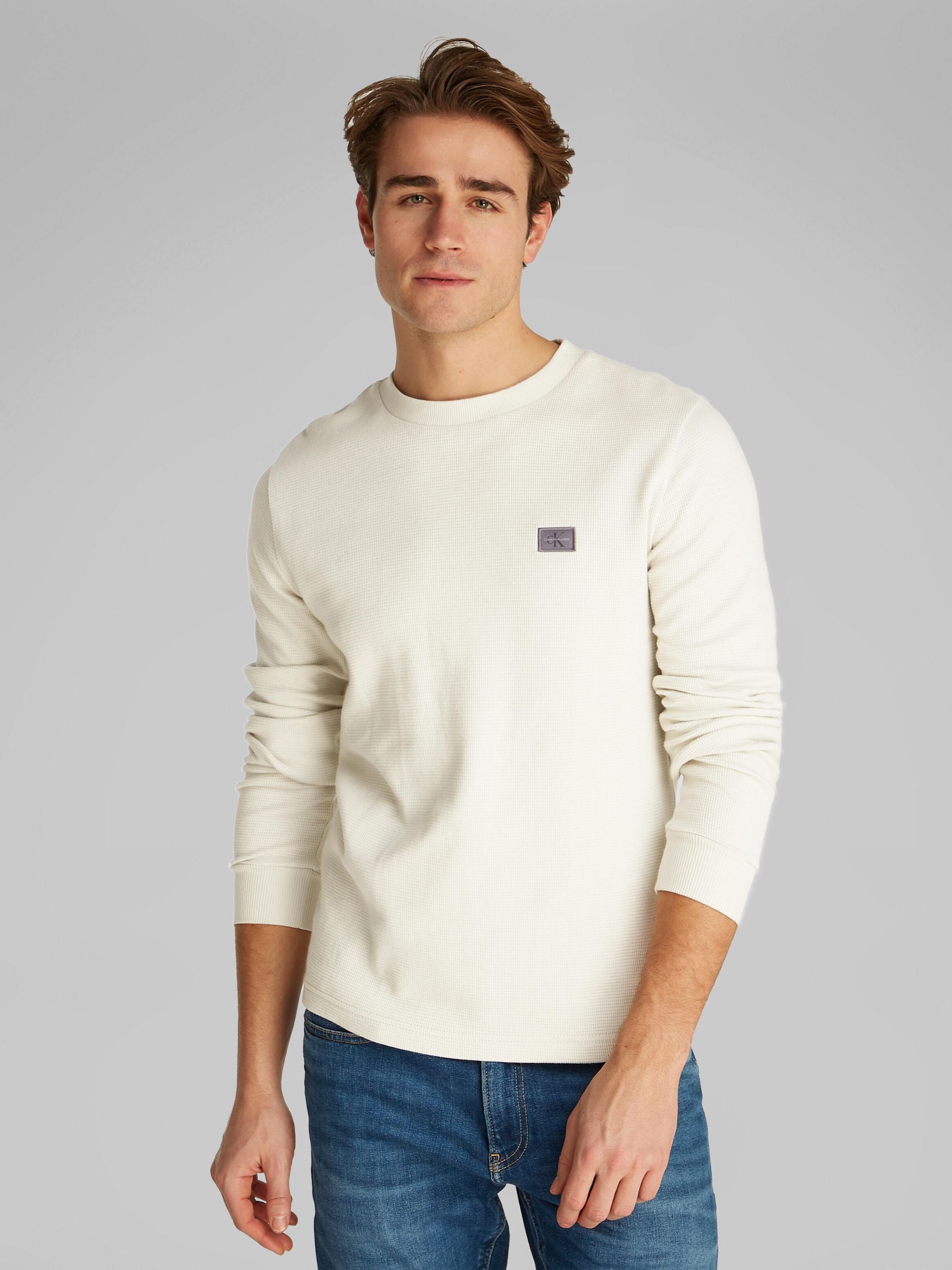 Sweatshirt aus Baumwolle - CJH-BLUE - Grau