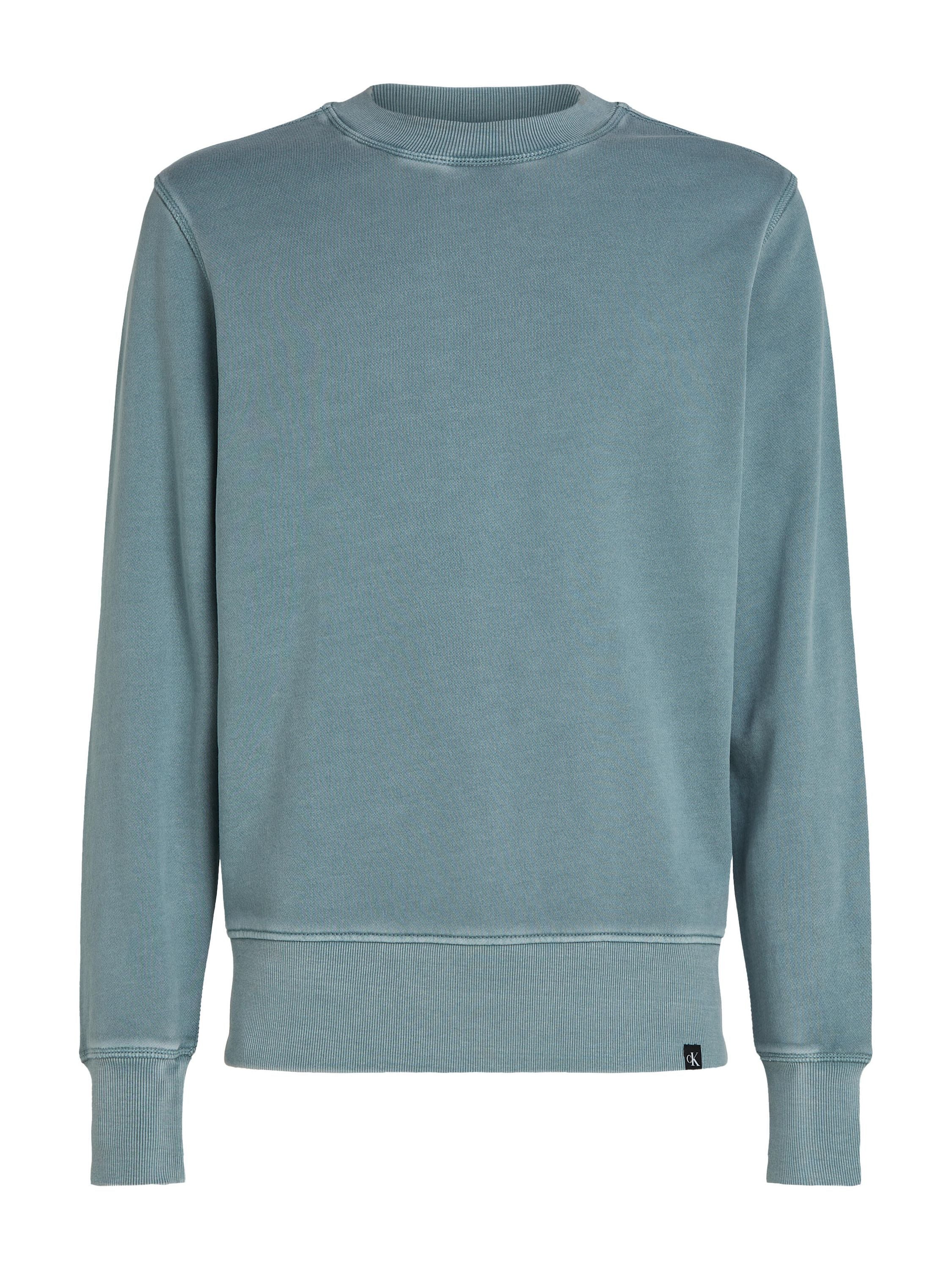 Sweatshirt aus Baumwolle - CKM-BLUE - Blau