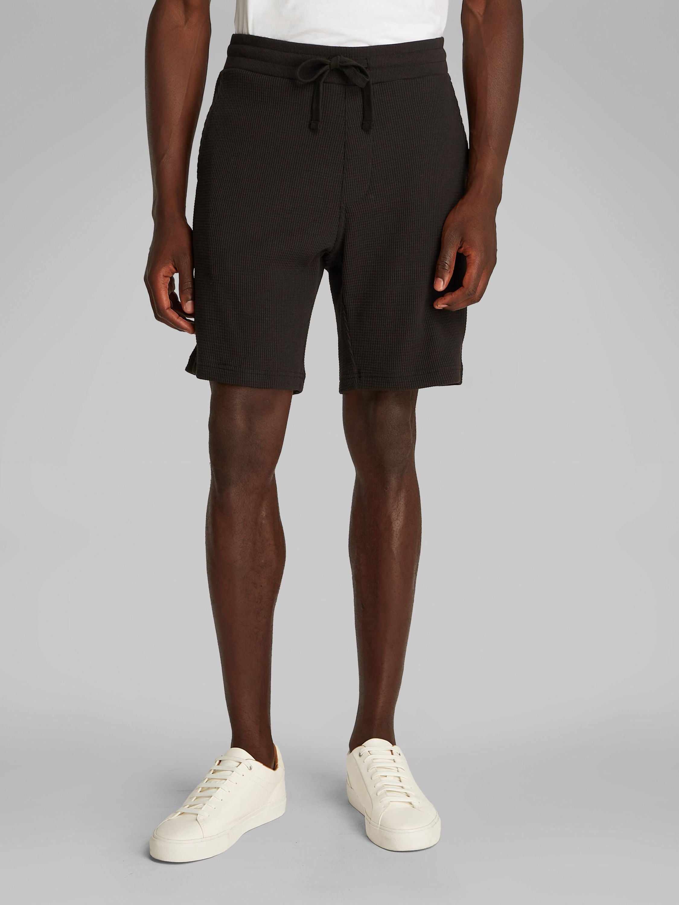 Sweatshorts Regular Fit - BEH-BLACK - Schwarz