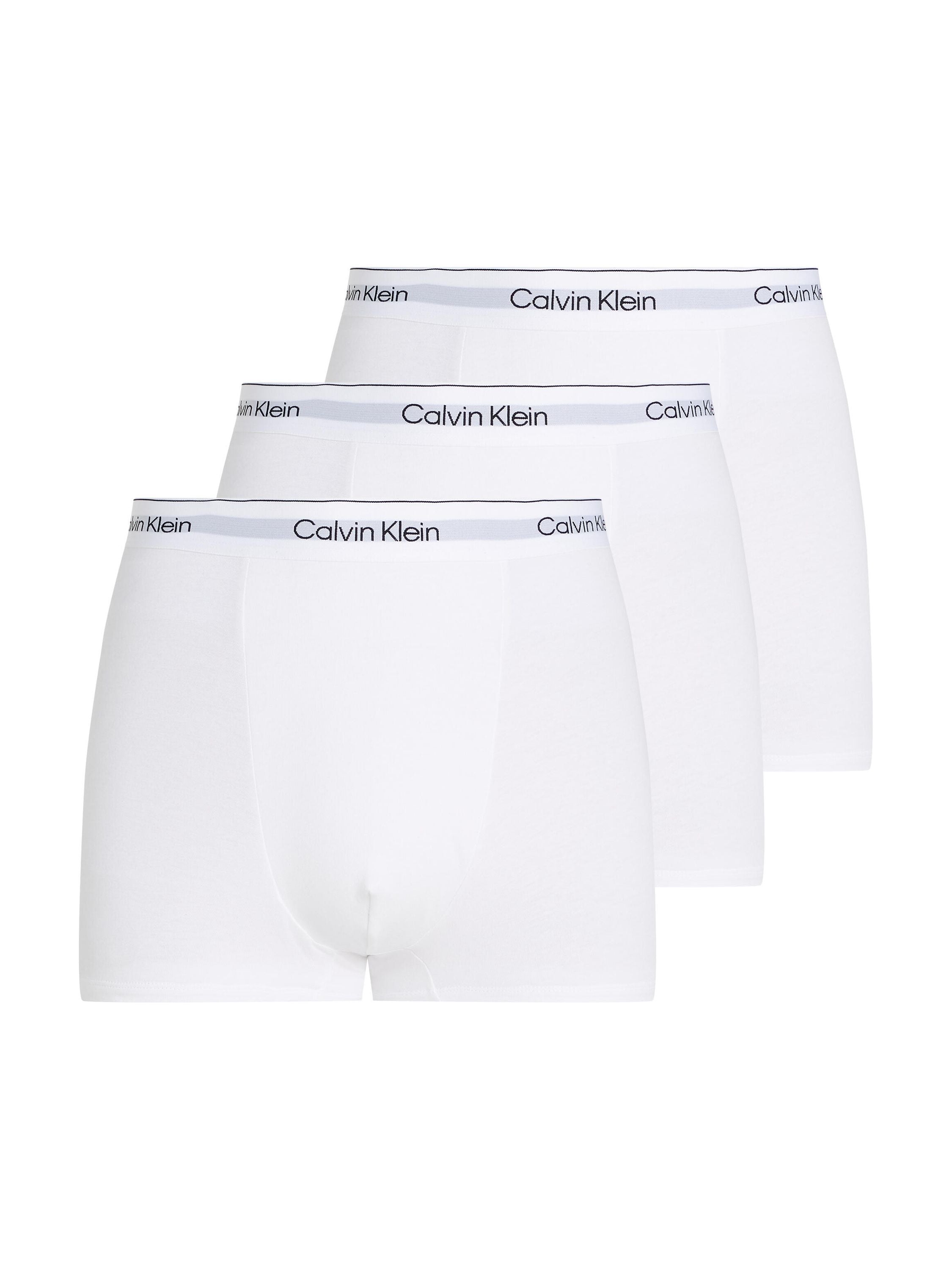 Relaxed Fit Trunks 3er-Pack - 100-WHITE - Weiß
