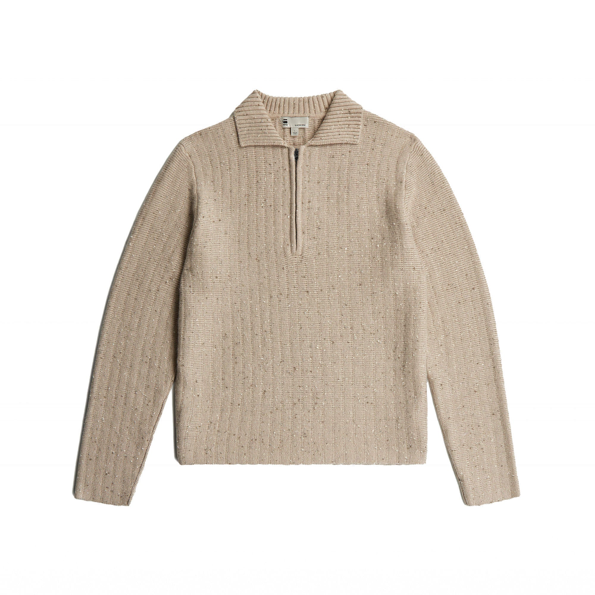 Strickpullover aus Viskosemix - 1214-dk brick - Creme