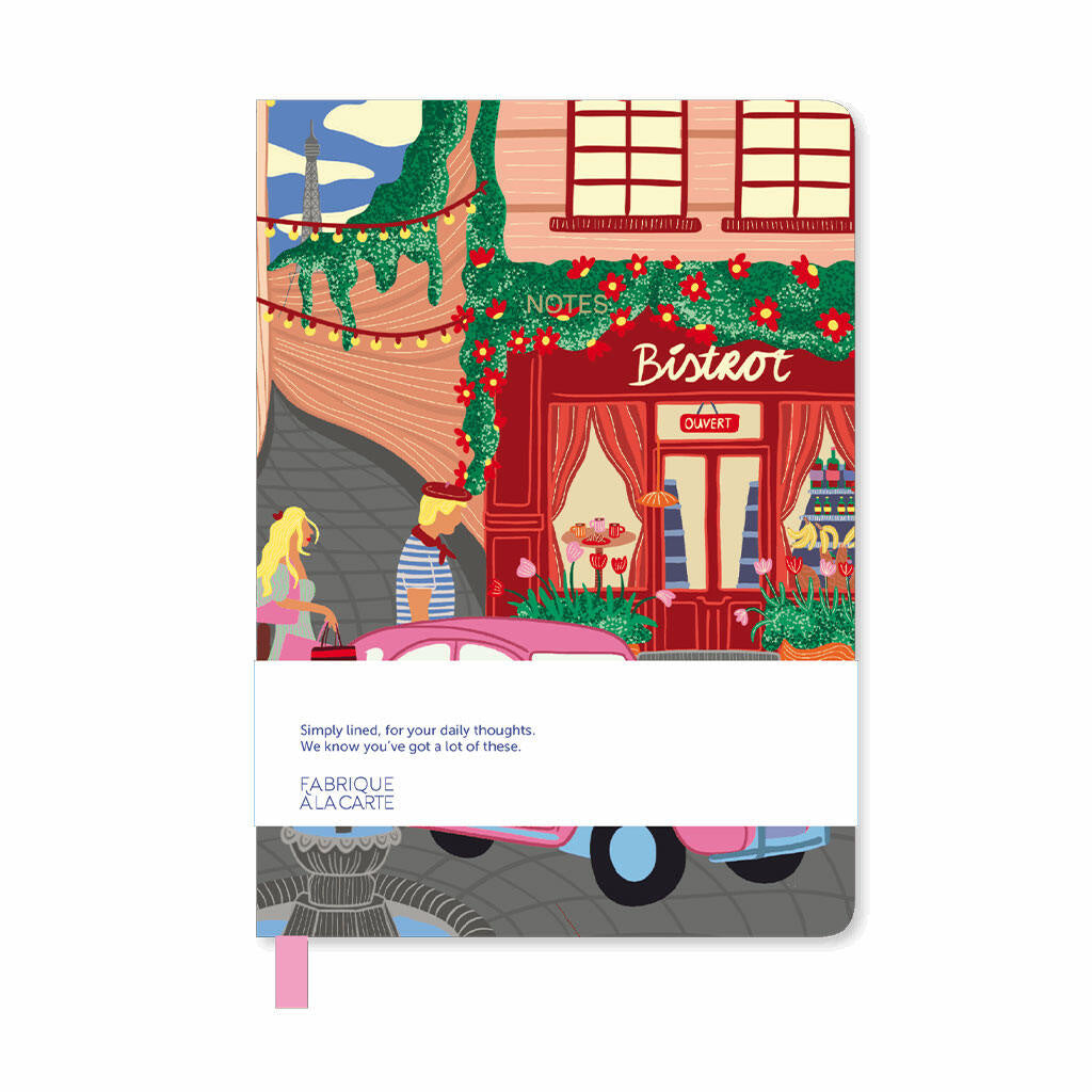 Notizbuch PARIS - Mehrfarbig