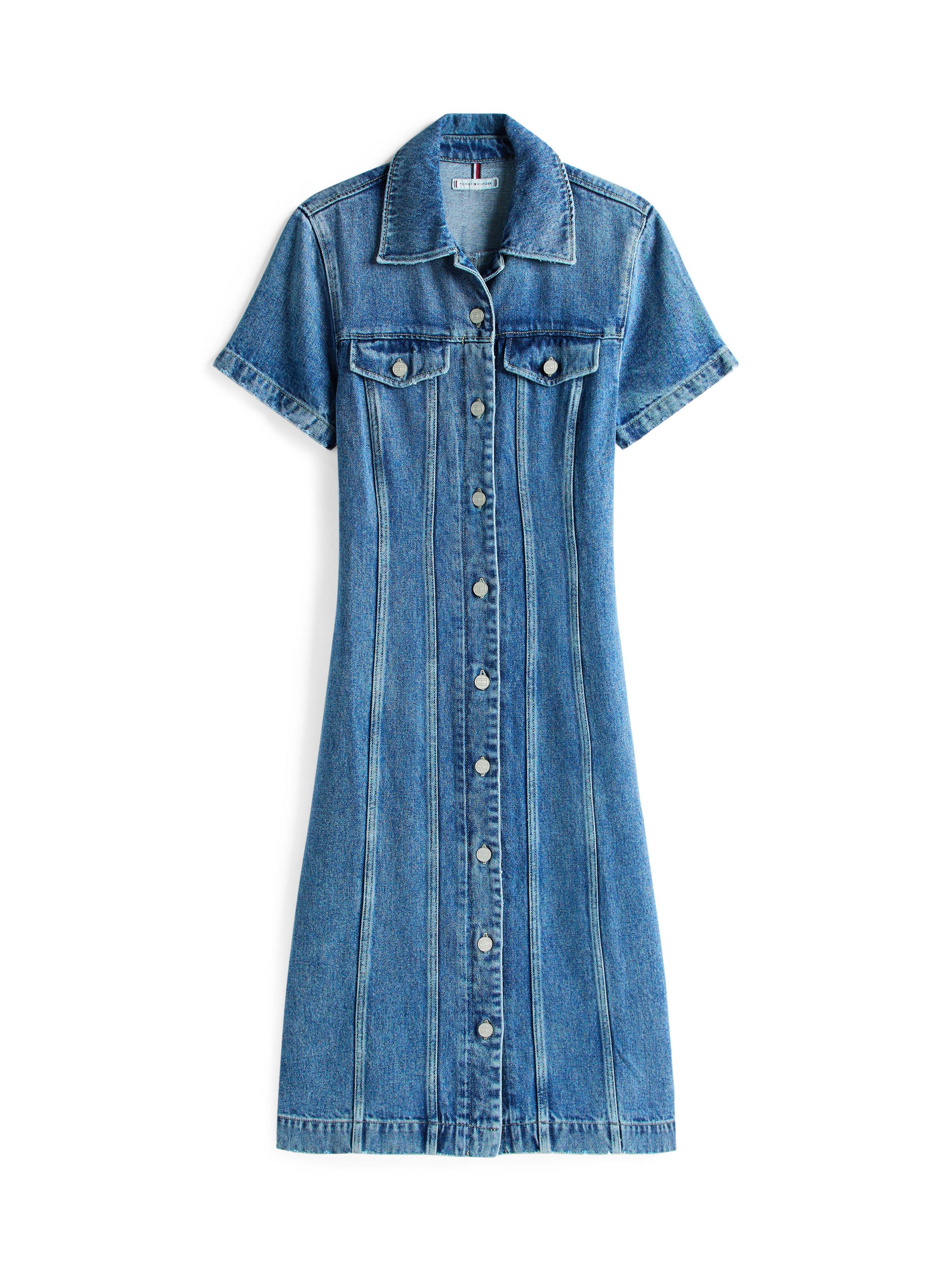 Jeanskleid LANA Midi - 1A5-DENIM - Blau