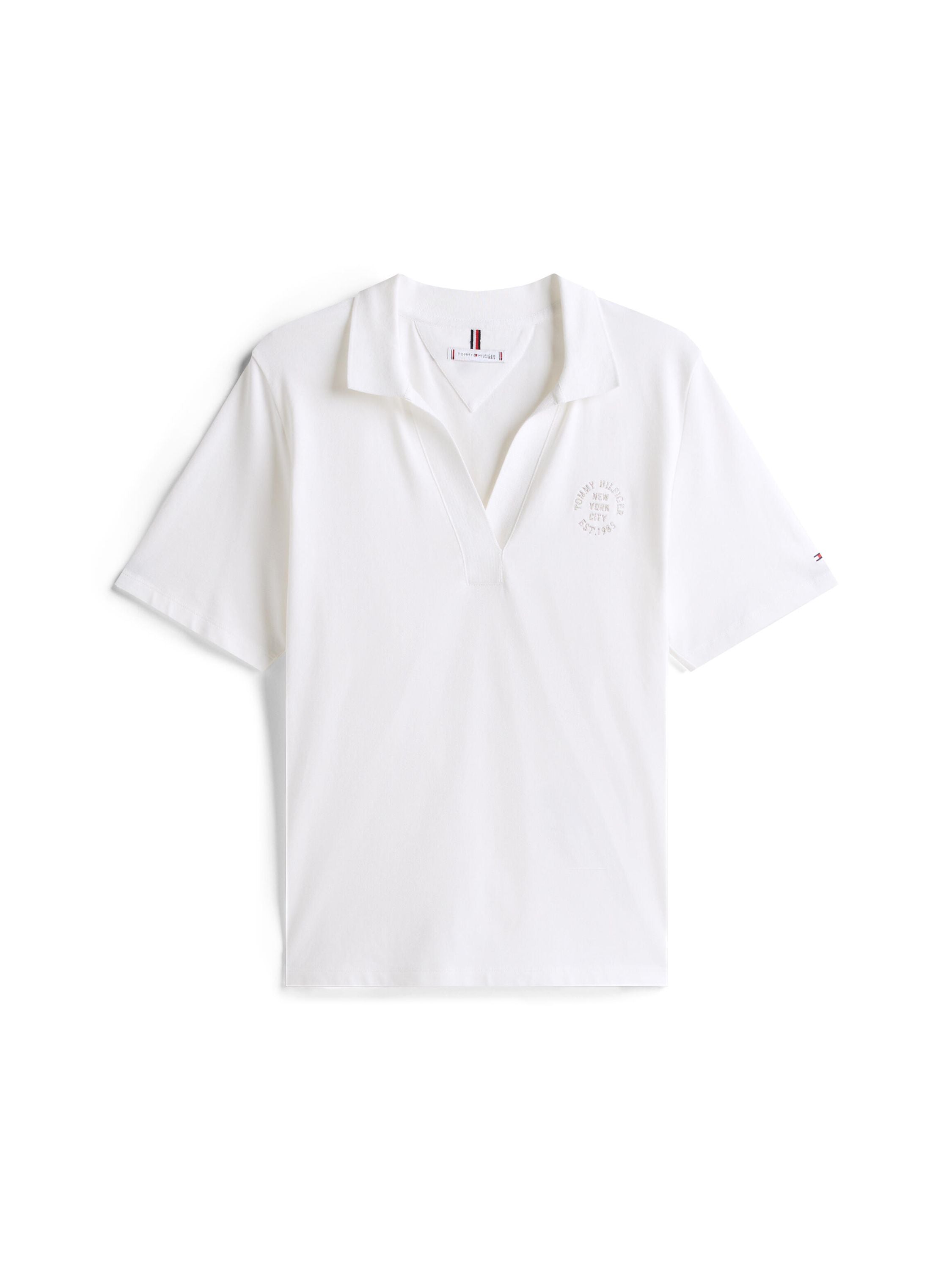 Poloshirt aus Baumwolle - YBL-WHITE - Weiß